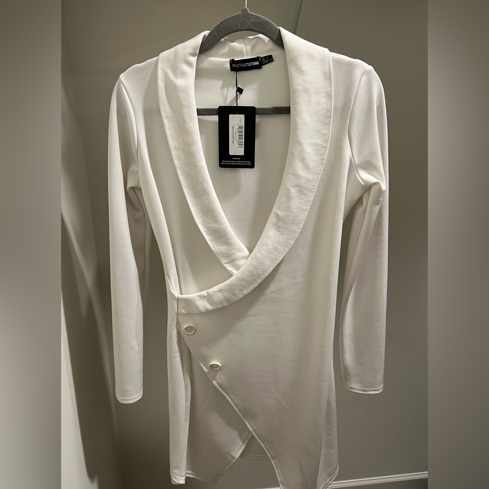 White Wrap Dress